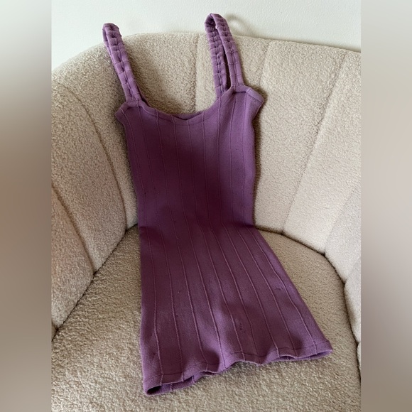 Hunza G fitted knitted tank dress one size - Picture 6 of 8